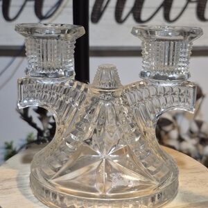 Elegant Crystal Candle Holder